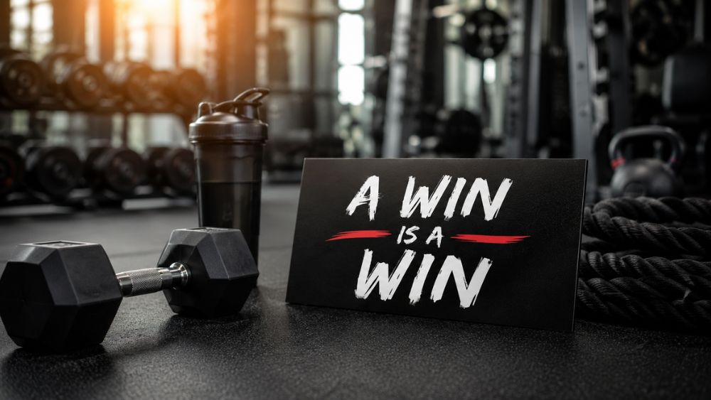 A Win Is a Win Captions for the Gym