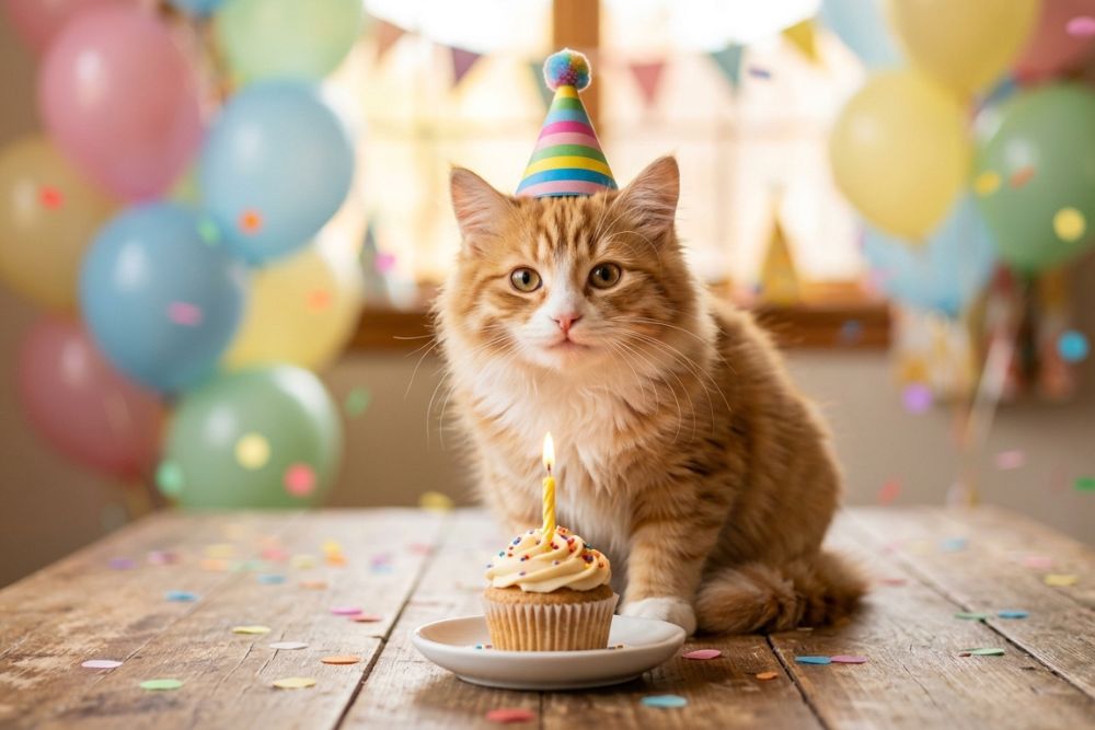 Cat Birthday Captions