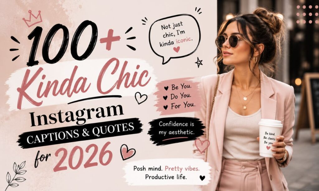 Kinda Chic Instagram Captions