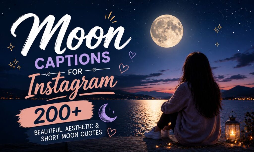 Moon Captions for Instagram