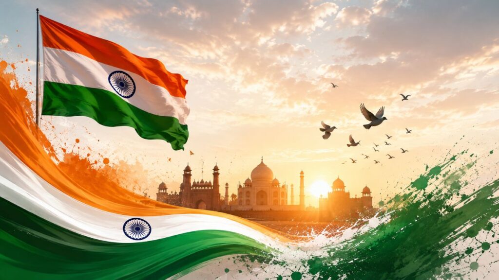 Patriotic 15 August Captions
