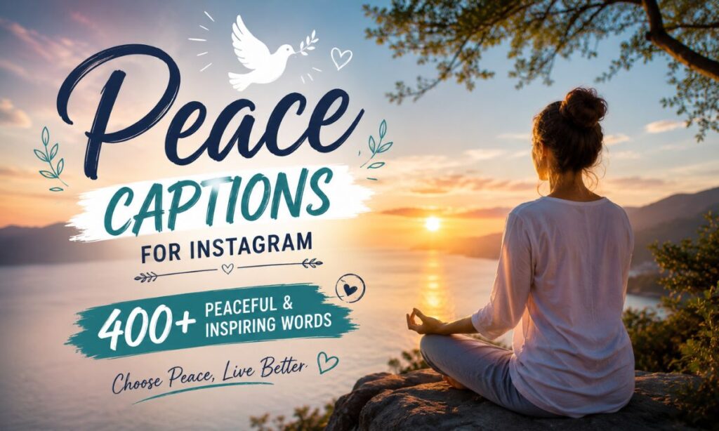 Peace Captions for Instagram