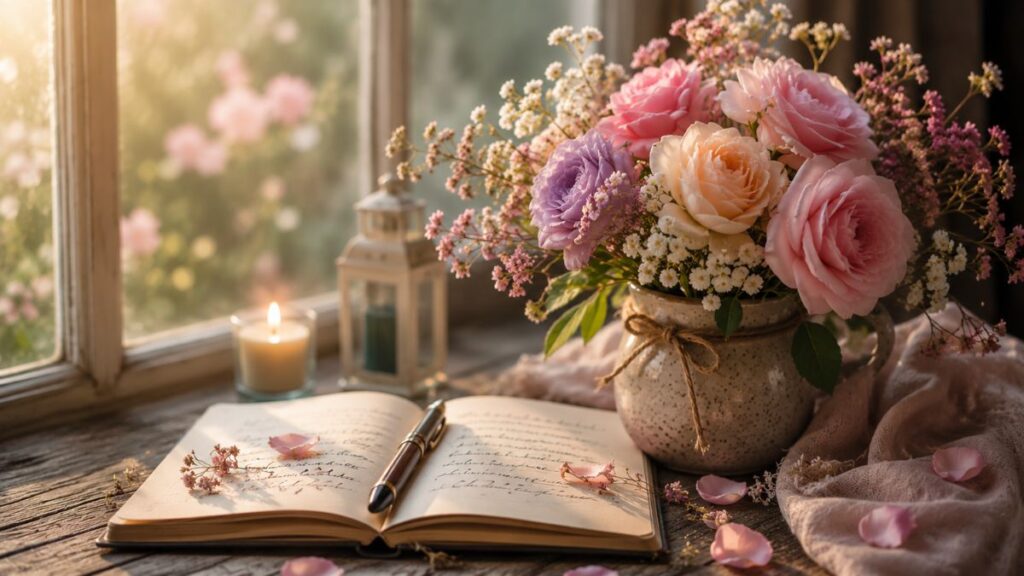 Poetic and Meaningful Flower Captions