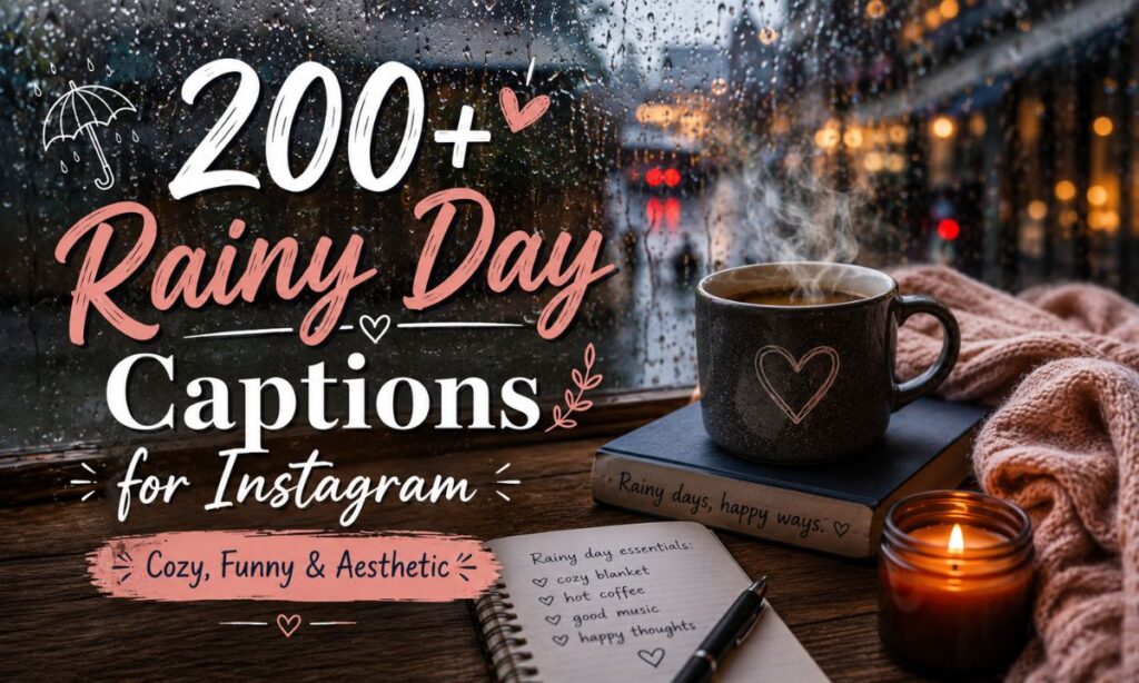 Rainy Day Captions for Instagram