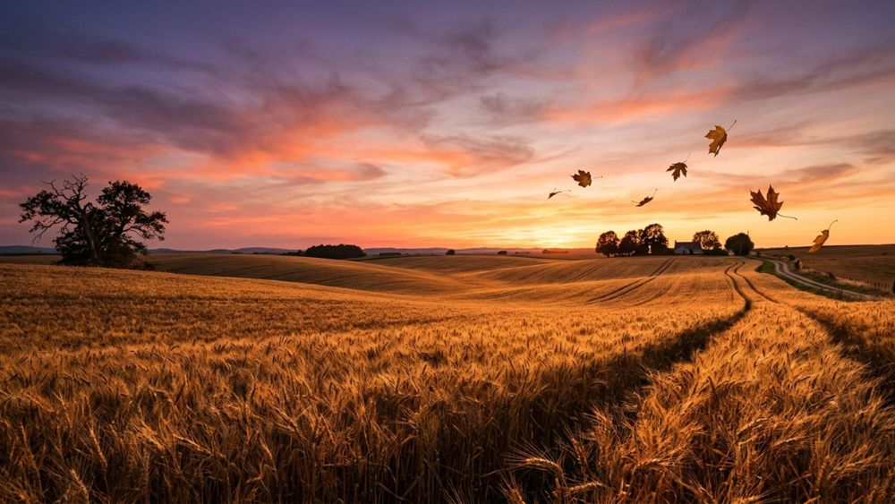 September Sunset Captions