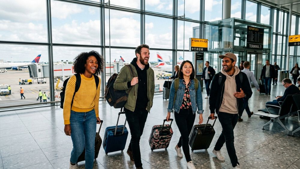Airport Captions for Friends