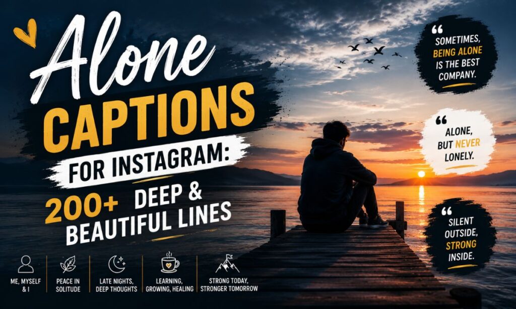 Alone Captions for Instagram