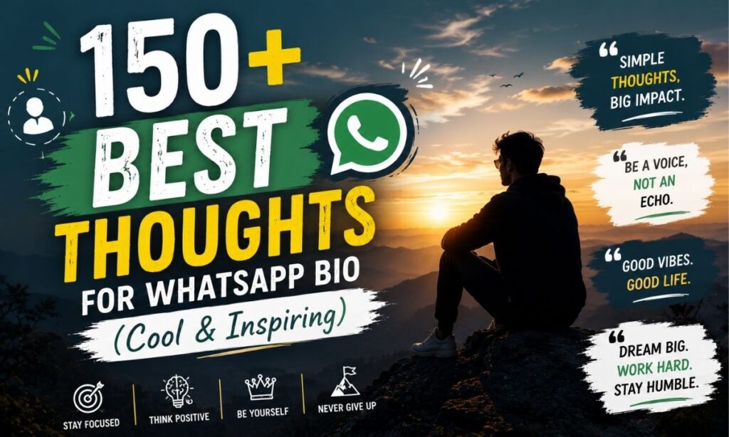 Best Thoughts for WhatsApp Bio