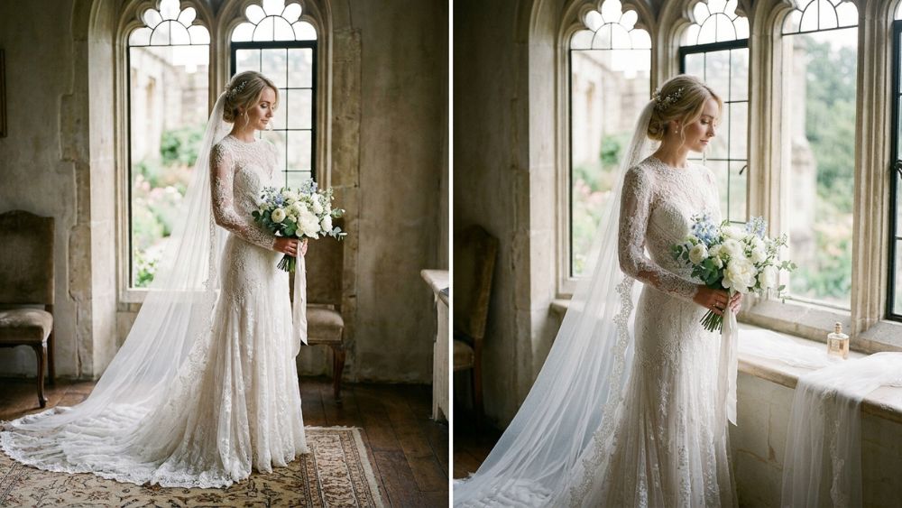 Bridal Look Captions