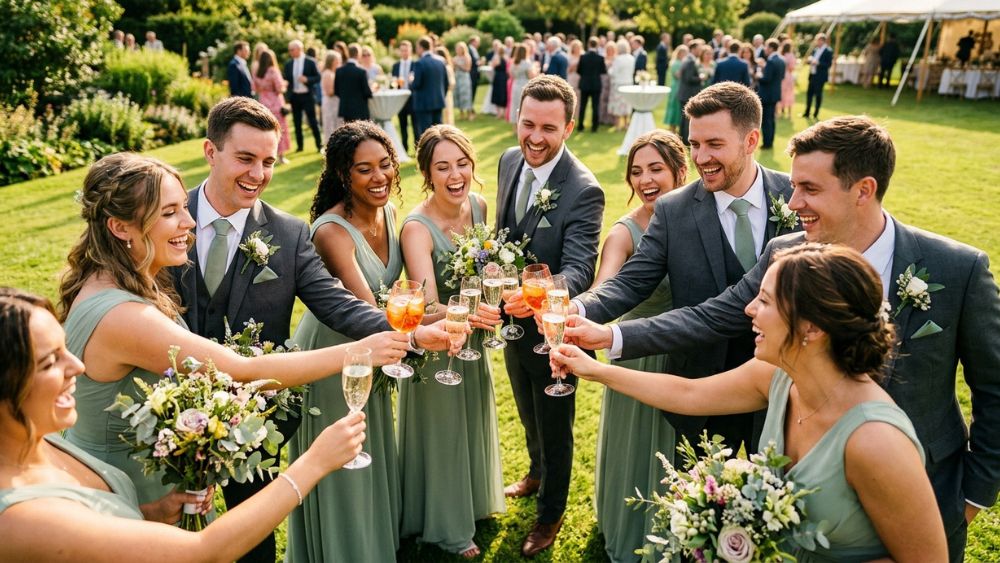 Bridesmaid & Groomsmen Captions