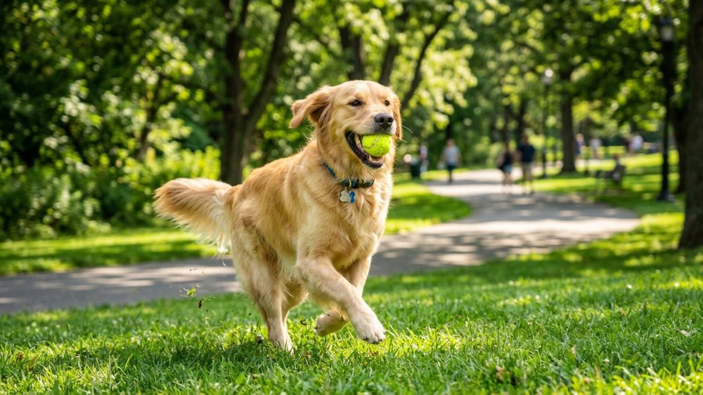 Dog Walk, Park Captions