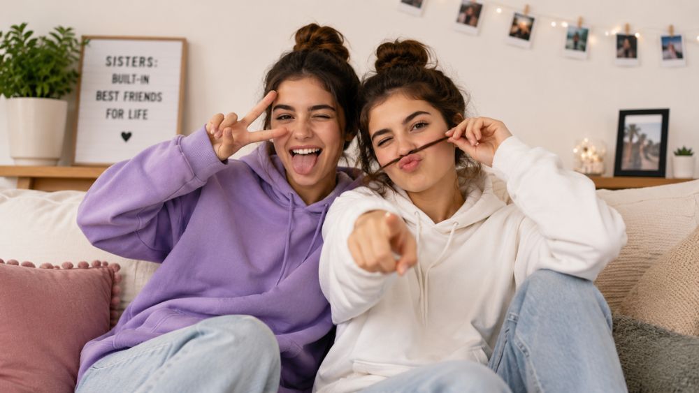 Funny Sister Captions