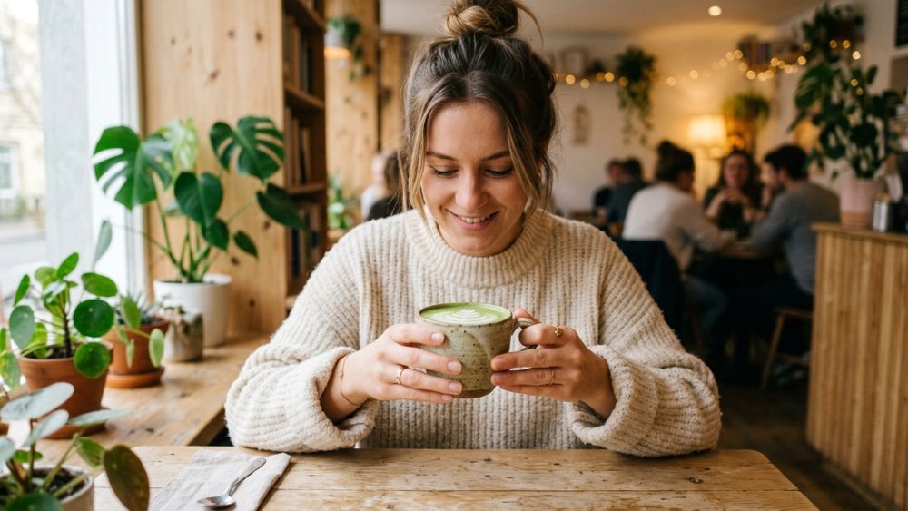 Matcha Café Captions