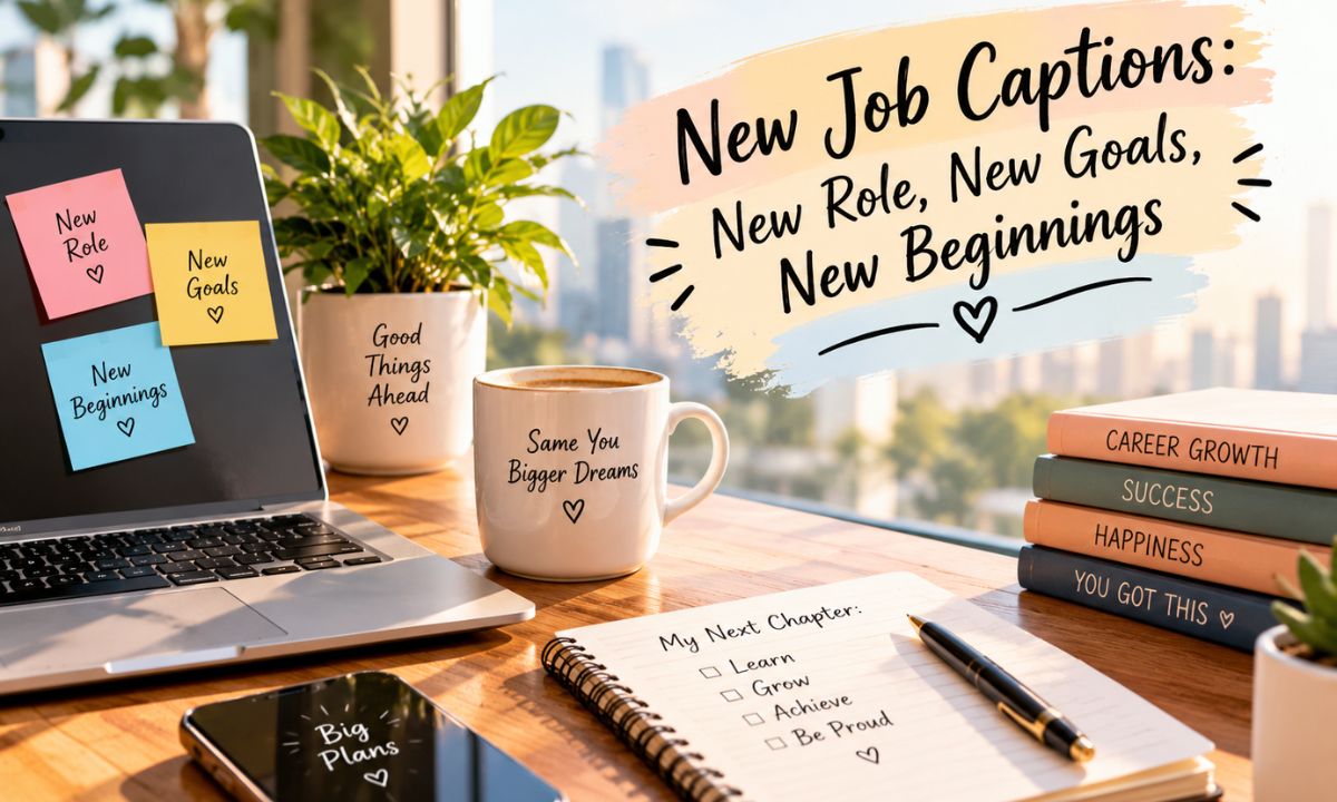 New Job Captions