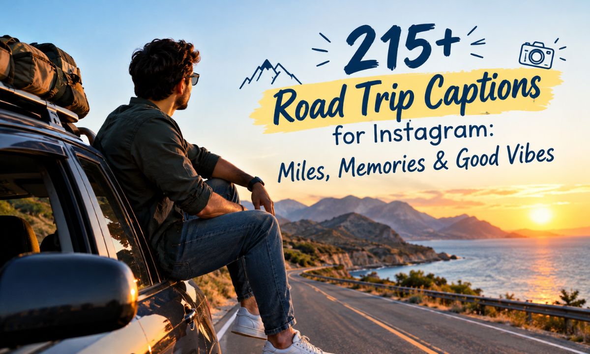 Road Trip Captions