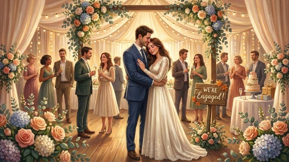Romantic Engagement Captions