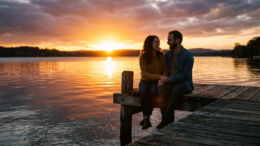 Romantic Golden Hour Captions for Couples