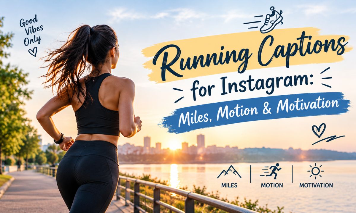 Running Captions for Instagram