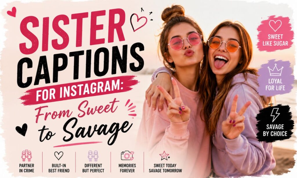 Sister Captions for Instagram