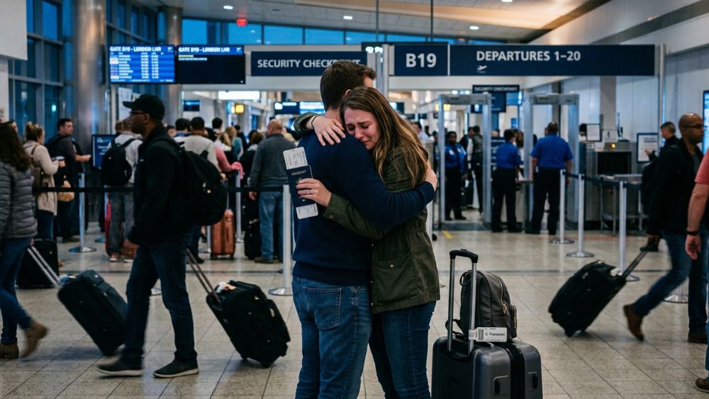 Airport Goodbye & Reunion Captions