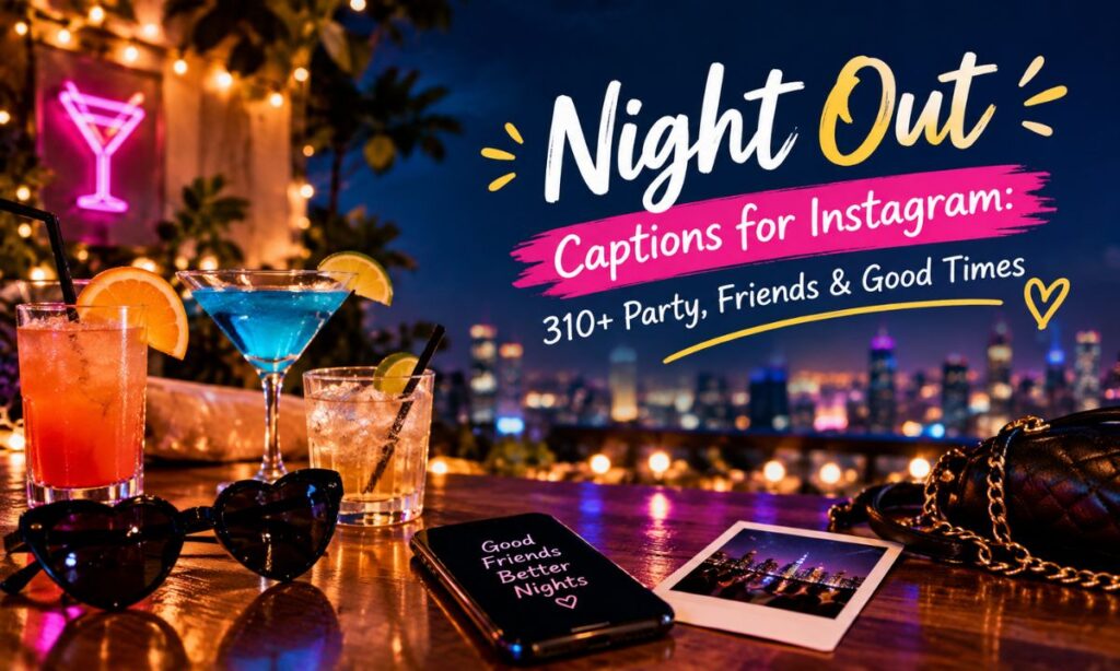 Night Out Captions